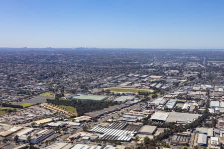 Aerial Image of BANKSTOWN,MILPERRA, CONDELL PARK