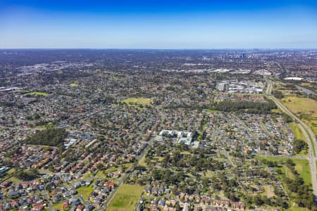 Aerial Image of BLACKTOWN, HUNTINGWOOD AND PROSPECT