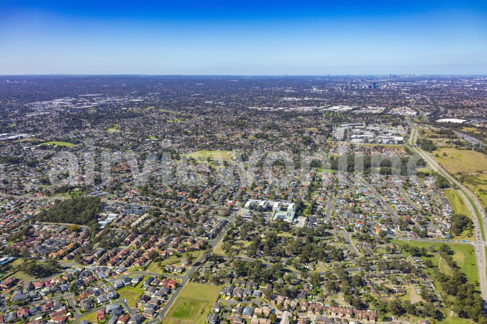 Aerial Image of Blacktown, Huntingwood and Prospect