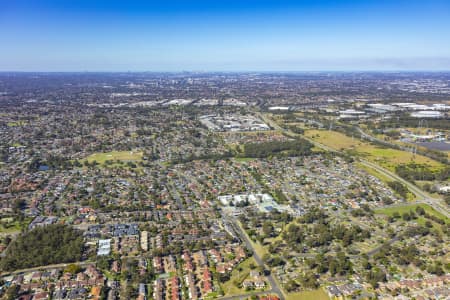 Aerial Image of BLACKTOWN, HUNTINGWOOD AND PROSPECT