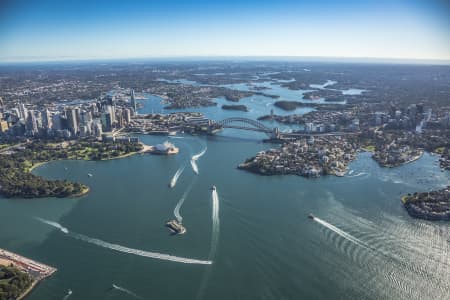 Aerial Image of SYDNEY HARBOUR