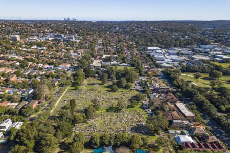 Aerial Image of MANLY CEMETERY