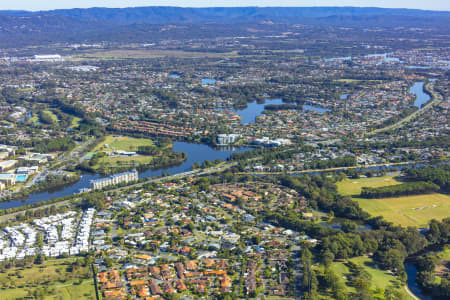 Aerial Image of BURLEIGH WATERS