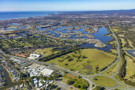 Aerial Image of CLEAR ISLAND WATERS