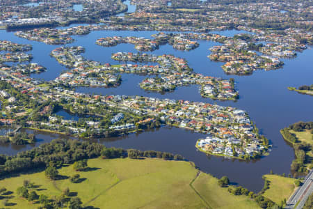 Aerial Image of CLEAR ISLAND WATERS
