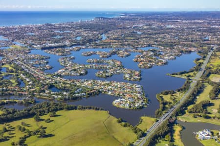 Aerial Image of CLEAR ISLAND WATERS