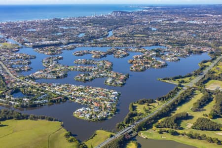 Aerial Image of CLEAR ISLAND WATERS