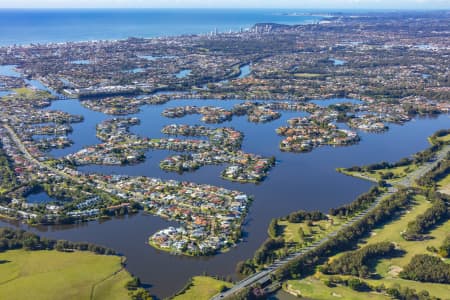 Aerial Image of CLEAR ISLAND WATERS