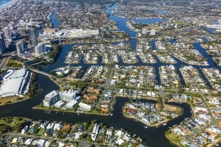 Aerial Image of BROADBEACH WATERS