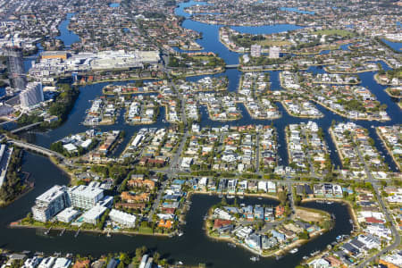 Aerial Image of BROADBEACH WATERS