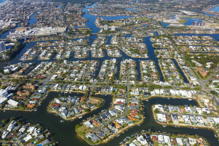 Aerial Image of BROADBEACH WATERS