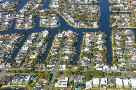 Aerial Image of BROADBEACH WATERS