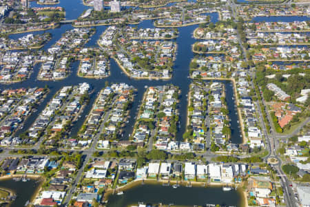 Aerial Image of BROADBEACH WATERS