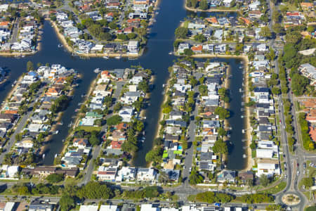 Aerial Image of BROADBEACH WATERS