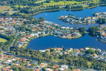 Aerial Image of CLEAR ISLAND WATERS