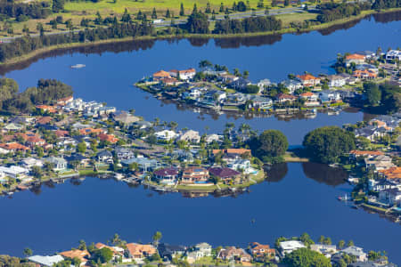 Aerial Image of CLEAR ISLAND WATERS