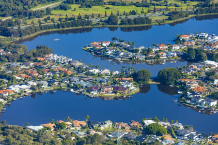 Aerial Image of CLEAR ISLAND WATERS