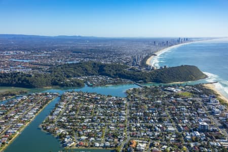 Aerial Image of PALM BEACH QUEENSLAND