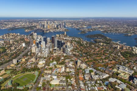 Aerial Image of NORTH SYDNEY CBD