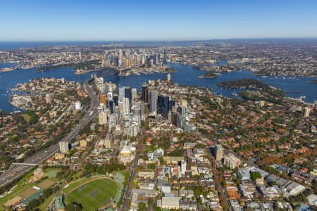 Aerial Image of NORTH SYDNEY CBD