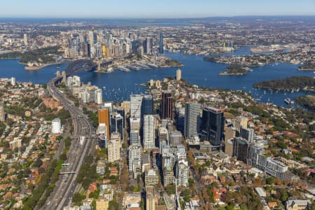 Aerial Image of NORTH SYDNEY CBD