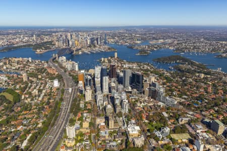 Aerial Image of NORTH SYDNEY CBD