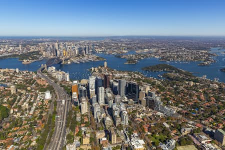 Aerial Image of NORTH SYDNEY CBD