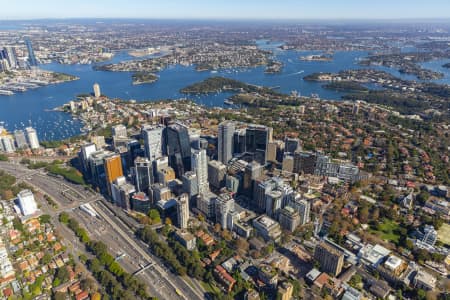 Aerial Image of NORTH SYDNEY CBD