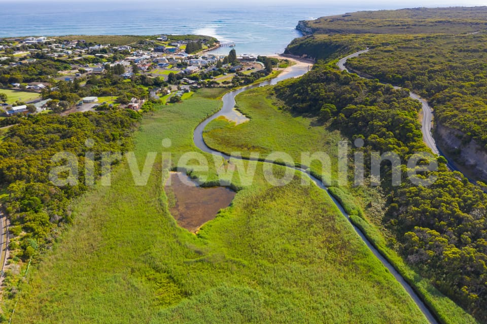 Aerial Image of Port Campbell Creek