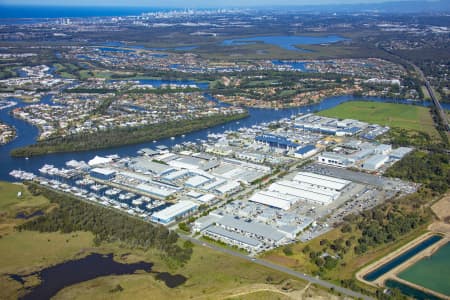 Aerial Image of COOMERA INDUSTRAL AREA
