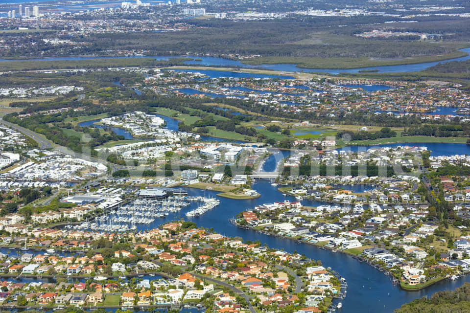 Aerial Image of Hope Island Development