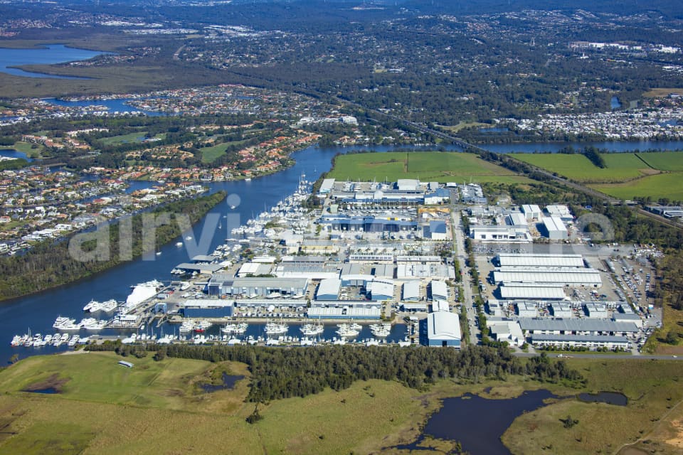 Aerial Image of Gold Coast City Marina and Shipyard