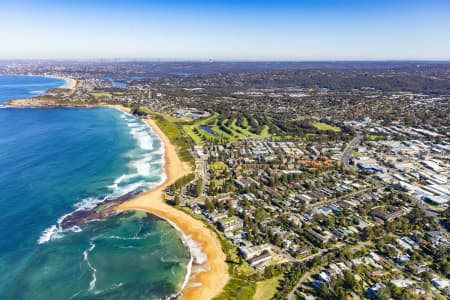 Aerial Image of MONA VALE BEACH