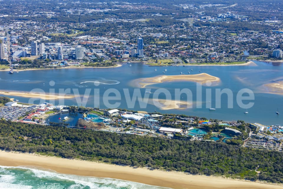 Aerial Image of Seaworld Southport