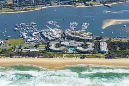 Aerial Image of SOUTHPORT SHERATON GRAND MIRAGE RESORT.
