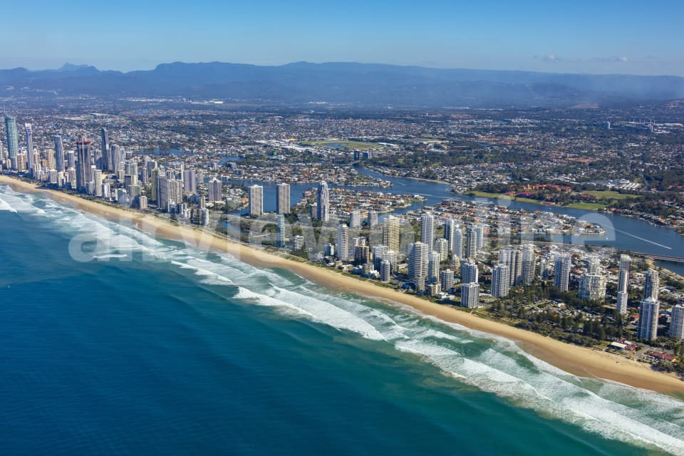 Aerial Image of Main Beach Gold Coast