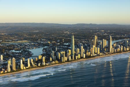 Aerial Image of SURFERS PARADISE SUNRISE