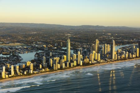 Aerial Image of SURFERS PARADISE SUNRISE