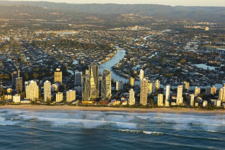 Aerial Image of SURFERS PARADISE SUNRISE