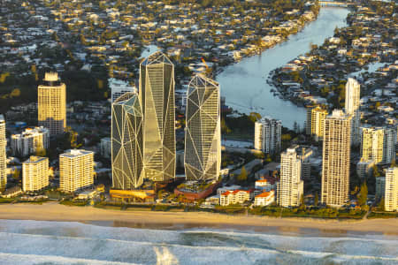 Aerial Image of SURFERS PARADISE SUNRISE