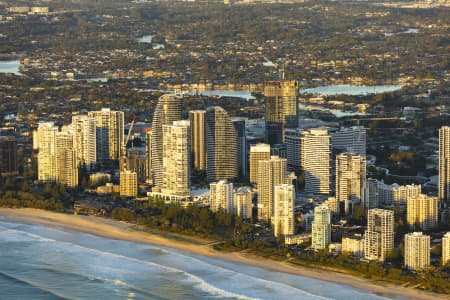 Aerial Image of SURFERS PARADISE SUNRISE