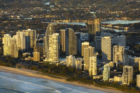 Aerial Image of SURFERS PARADISE SUNRISE