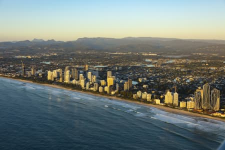 Aerial Image of SURFERS PARADISE SUNRISE