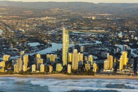 Aerial Image of SURFERS PARADISE SUNRISE
