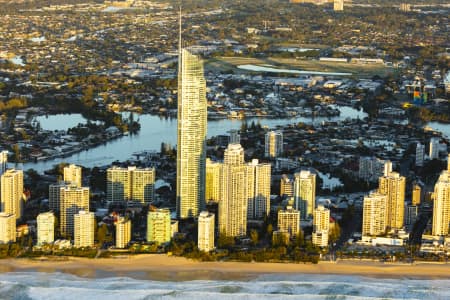 Aerial Image of SURFERS PARADISE SUNRISE