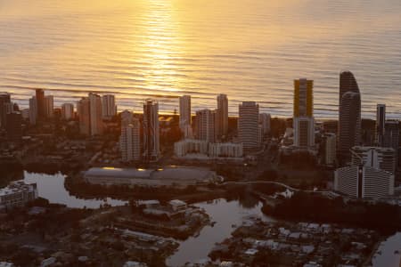 Aerial Image of BROADBEACH SUNRISE