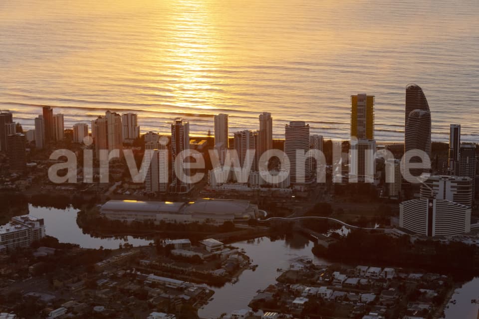 Aerial Image of Broadbeach Sunrise