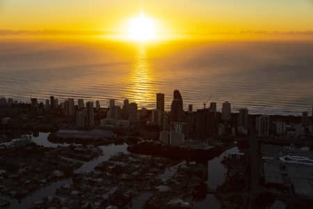 Aerial Image of BROADBEACH SUNRISE