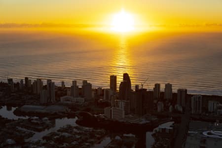 Aerial Image of BROADBEACH SUNRISE