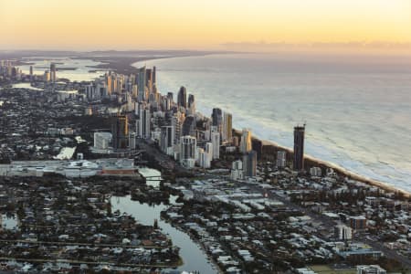 Aerial Image of BROADBEACH SUNRISE